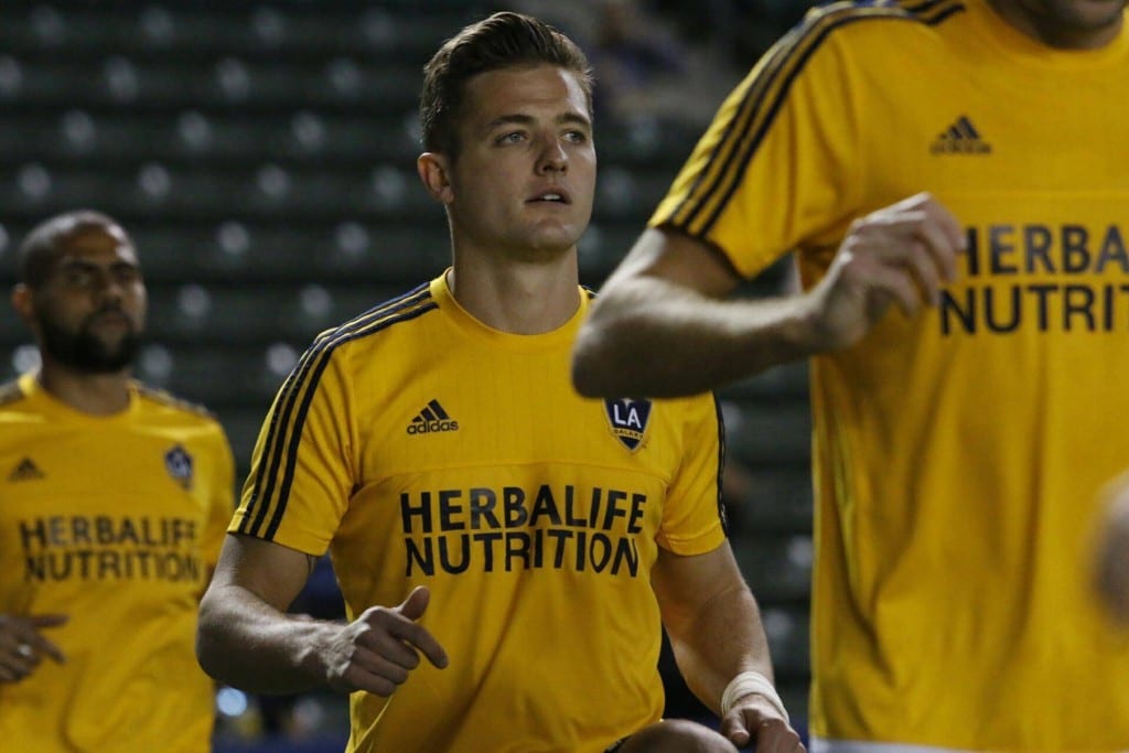 Robbie Rogers - LA Galaxy vs Xolos 2016 preseason. Photo by Brittany Campbell