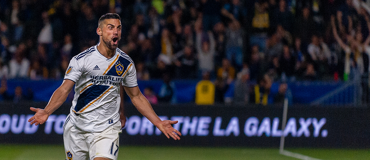 Sebastian Lletget plays against Minnesota United on March 16, 2019 - Photo by Steve Carrillo