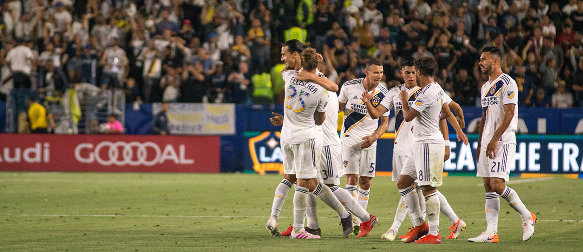 Title Image - LA Galaxy play LAFC on July 19, 2019 - Photo by Brittany Campbell